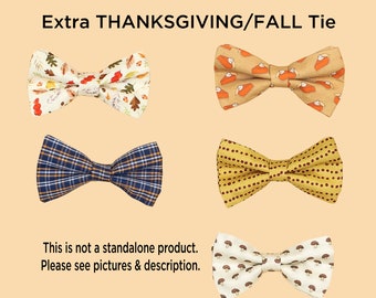 ADD ON. Extra Thanksgiving/Fall Tie or Bowtie for the Oh Snap outfits.