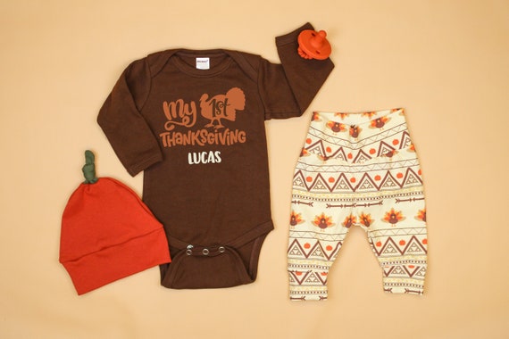 First thanksgiving sales outfit baby boy