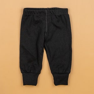 Black Baby Pants. Newborn Basics. Handmade Simple Classic. Infant. Baby Boy Pants. Baby Clothes. Baby Girl. NB 3m 6m 9m 12m 18m