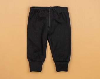 Black Baby Pants. Newborn Basics. Handmade Simple Classic. Infant. Baby Boy Pants. Baby Clothes. Baby Girl. NB 3m 6m 9m 12m 18m