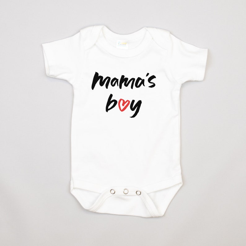 Baby Boy Valentines Day Outfit. Mama's Boy Outfit Shirt. Etsy