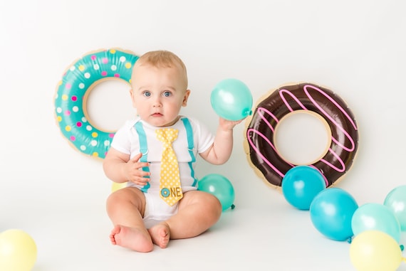 donut grow up first birthday outfit