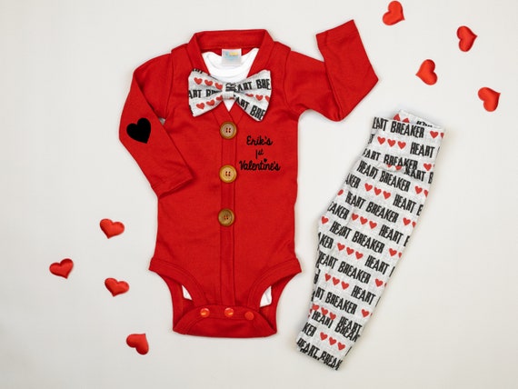 baby boy valentine outfit