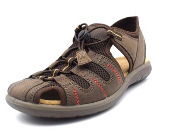 AR-80, Men&#39;s Casual Leather Sandals - Sports Sandals - Hiking Sandals