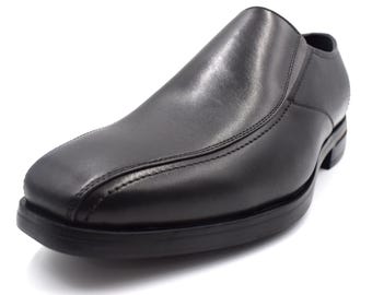 Ralph Black slip-on Shoe, Nekta Footwear, Leather Shoes for Men, Light Shoes, Black Dress Shoe, Italian Shoes, Comfortable shoes