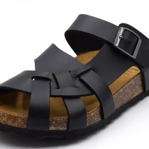 AR-77, NEKTA/ke\'nekt/Men\'s Double Strap Slides Sandals AR-77, NEKTA/ke main image 3