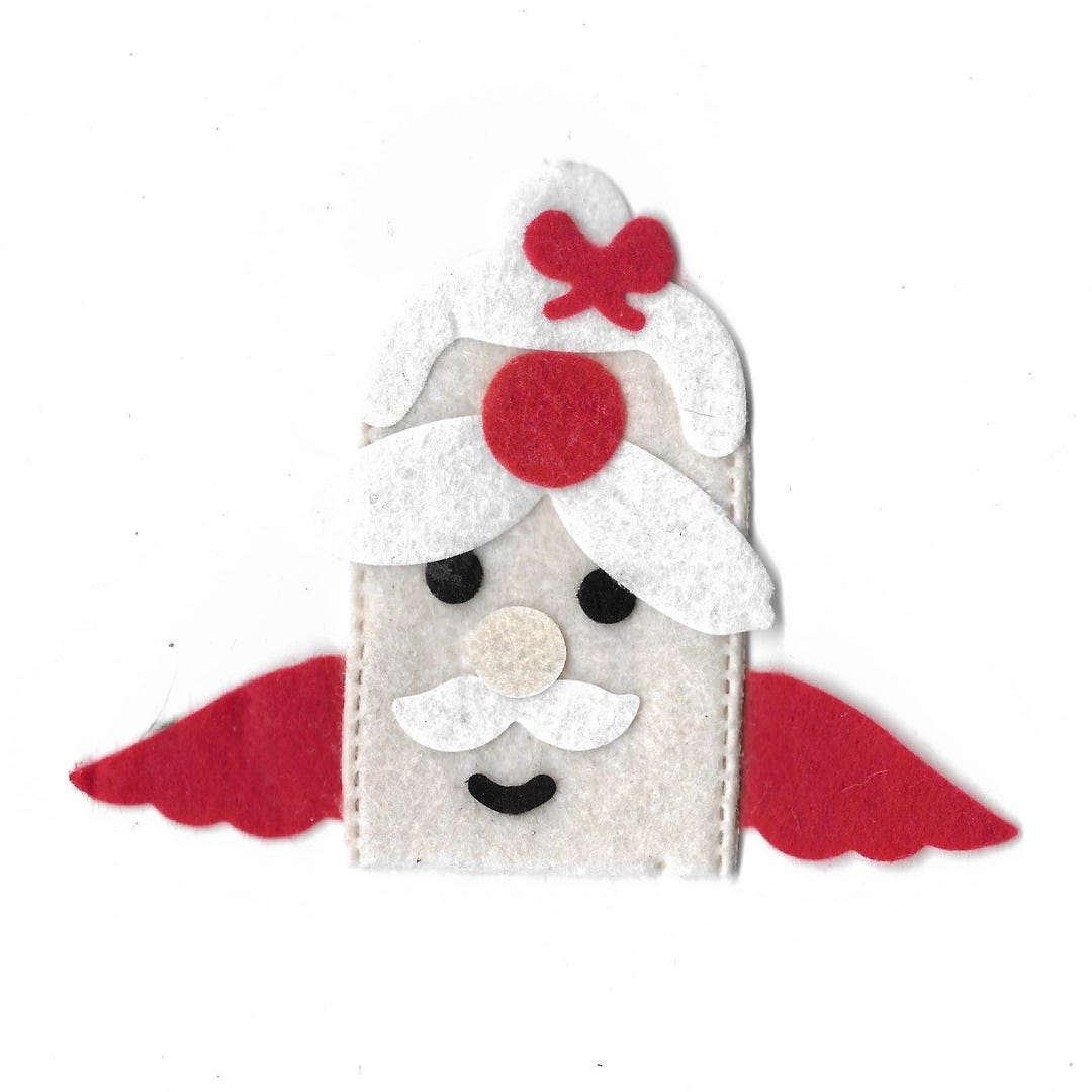 The Old Cardinal - Custom Felt Finger Puppet - Etsy