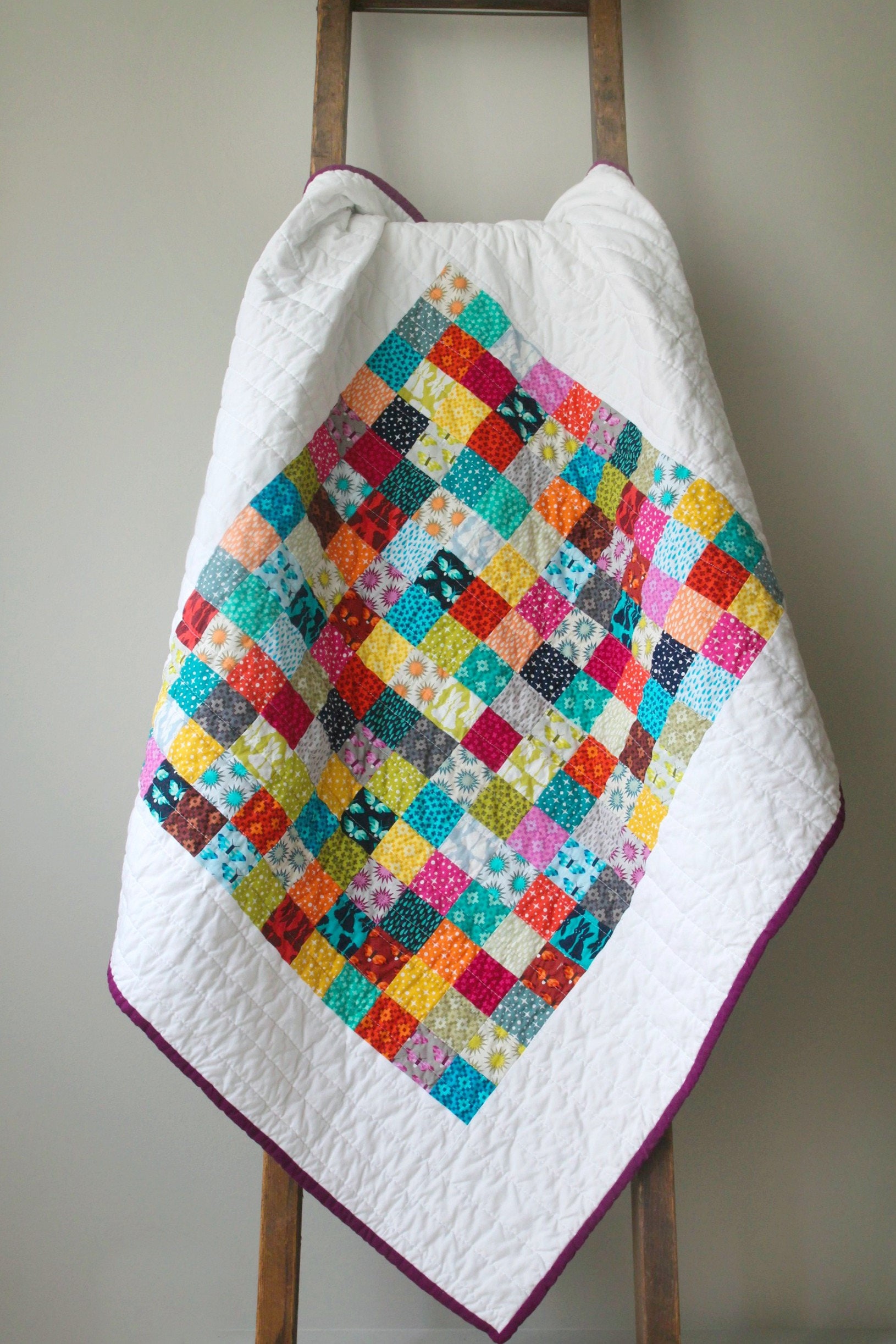 Modern Quilt Nursery Bedding Baby Toddler Quilt Crib Etsy