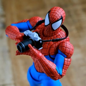 スパイダーマンアクションフィギュア用、1/12スケールの決定版ウェブカメラキット（フィギュアは付属しません）