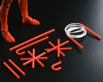 RED DEFINITIVE BILLY Clubs Kit Accessories Daredevil 1/12 Scale