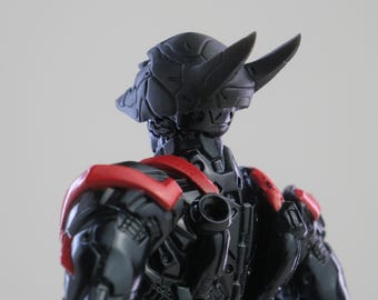 ○MEDICOMTOY RAH PAPERBAGMAN 黒 赤 ZODIAC 1/12 Future Bat 99 Sculpt Unpainted Kit (amazing Yamaguchi Batman