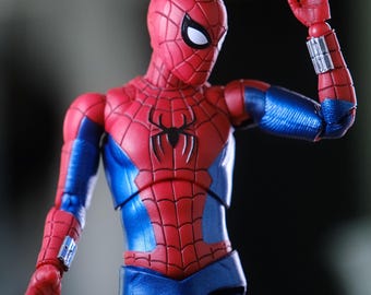 Spider-Man Brand New Day 1/12 Scale Web Shooters accessories made for MAFEX 262 Figuarts (PAINTED)