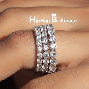 Lab Grown Diamond Eternity Ring, Full Eternity Wedding Band, 14k Solid Gold Stacking Band, Band For Women And Man, Diamond Band For Unisex