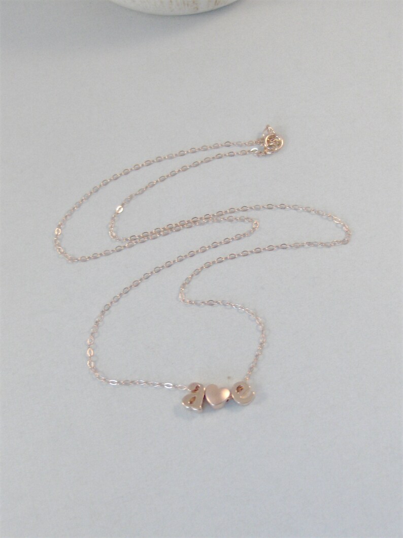 We Love you MOM,Personalized Initial Necklace,Rose Gold,Rose Gold Letter Necklace Custom Personalized Wedding Minimalist Monogram Gift