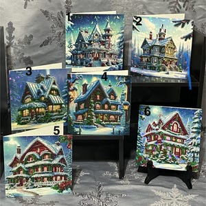 Diamond Art-kerstkaart