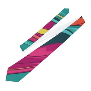 Vibrant Necktie | Colorful Tie for Weddings, Parties, Gifts, Business Attire, Men&#39;s Fashion