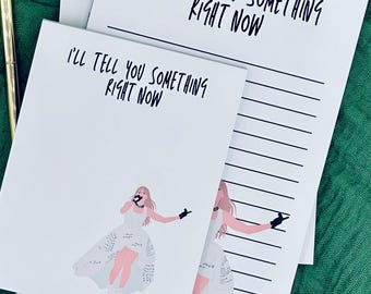 Bloco de notas para fãs de música: Vou te contar uma coisa, mãos à obra! - Bloco de notas com 50 páginas