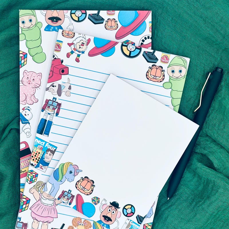 90s Retro Note Pad - Etsy