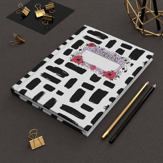Back to School Hardcover Journal Matte - Unique Stylish Notebook for Being Bold and Different, Trendy School Diary, Cute Writing Journal,