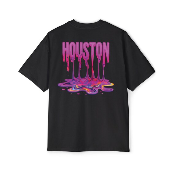 Trendy Drip City Graphic Tee for Streetwear Lovers, Oversized T-Shirt for Casual Outings, Urban Fashion, Houston Style, Gift for Him
