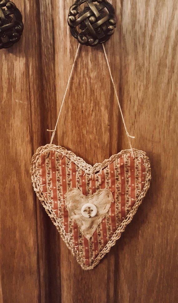 Valentines Day Wall Hanging Valentine Decor Primitive Home Etsy