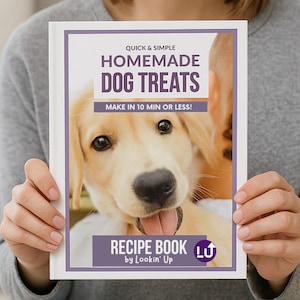 Dog Food & Treat Recipes – Healthy Homemade PDF eBook | DIY Pet Cookbook