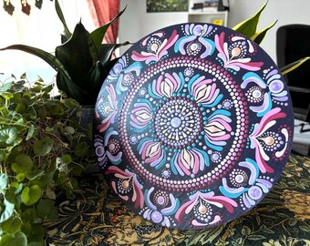 Mandala Painting. Dot Art. One of a kind design.