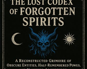 Lost Codex Vergessene Geister | Zauberbuch | Obskure Entitäten | Okkultes Zauberbuch