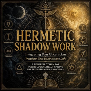 Hermetic Shadow Work Guide PDF | A Complete System for Psychological Healing Using the Seven Hermetic Principles