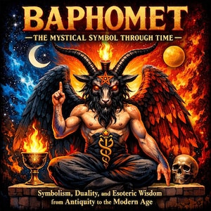 Baphomet Book: Mystical Symbol History, Occult Knowledge, Esoteric Wisdom, Spiritual Guide, Pagan Magic Reference