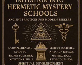 Guía de Escuelas de Misterios Herméticos / Rituales de Iniciación en Magia Oculta y Desarrollo Espiritual