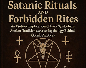 Satanic Rituals Book | Dark Occult Practices, Esoteric Symbolism & Ancient Traditions
