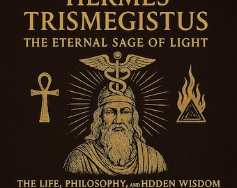 Hermes Trismegistus Weisheitsführer | Esoterisches Hermetisches Philosophie-Buch