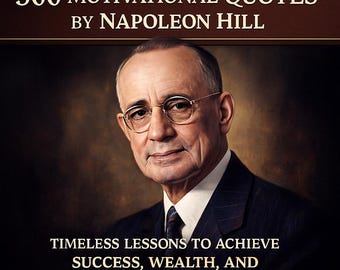 500 Napoleon Hill Motivationszitate Buch | Erfolg & Reichtum Zitate | Denke nach und werde reich