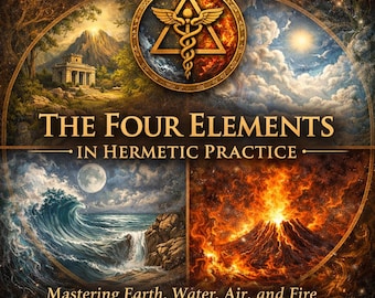 Hermetische Vier-Elemente-Anleitung | Bardon Elemental Magic Balance Übungen | PDF-Datei