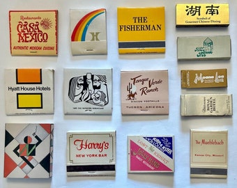 Zabytkowe pudełka zapałek (lata 60. i 80. XX wieku) Hotele/Restauracje — wybierz swoją ilość