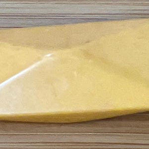 Vintage Bakelite Catalin Coat Toggle Button Butterscotch Art Deco Rectangular 1930s