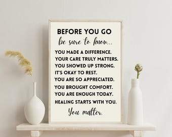 Nursing Artwork Daily Affirmations Printable Positive Quotes Healthcare Wall Art Nurse Gift Medical Office Instant Download Student Gift