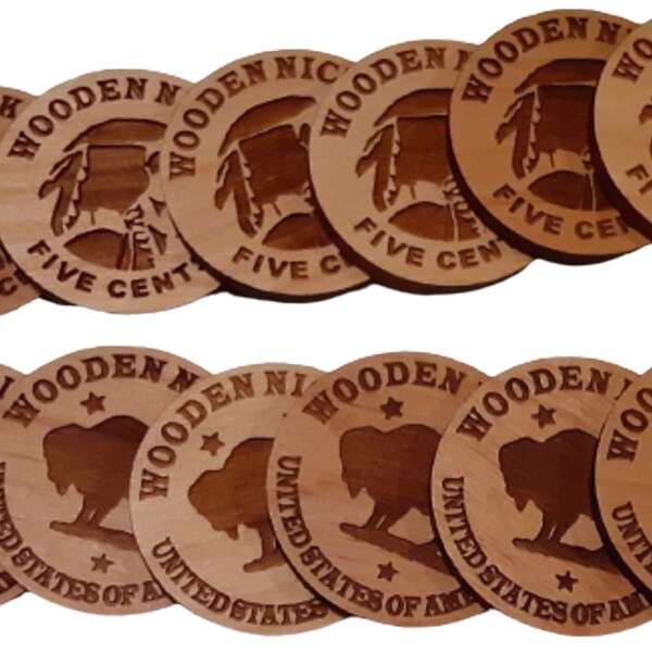 Wooden Nickels - Etsy
