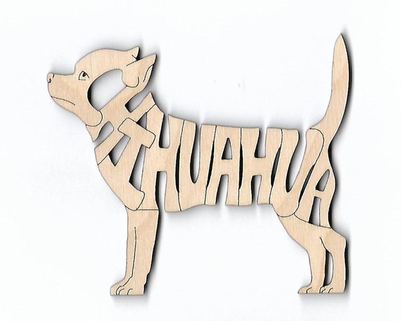 Chihuahua Short Hair Dog Laser Cut Wood Magnet - Etsy Chihuahua Short Hair Dog Laser Cut Wood Magnet - Etsy