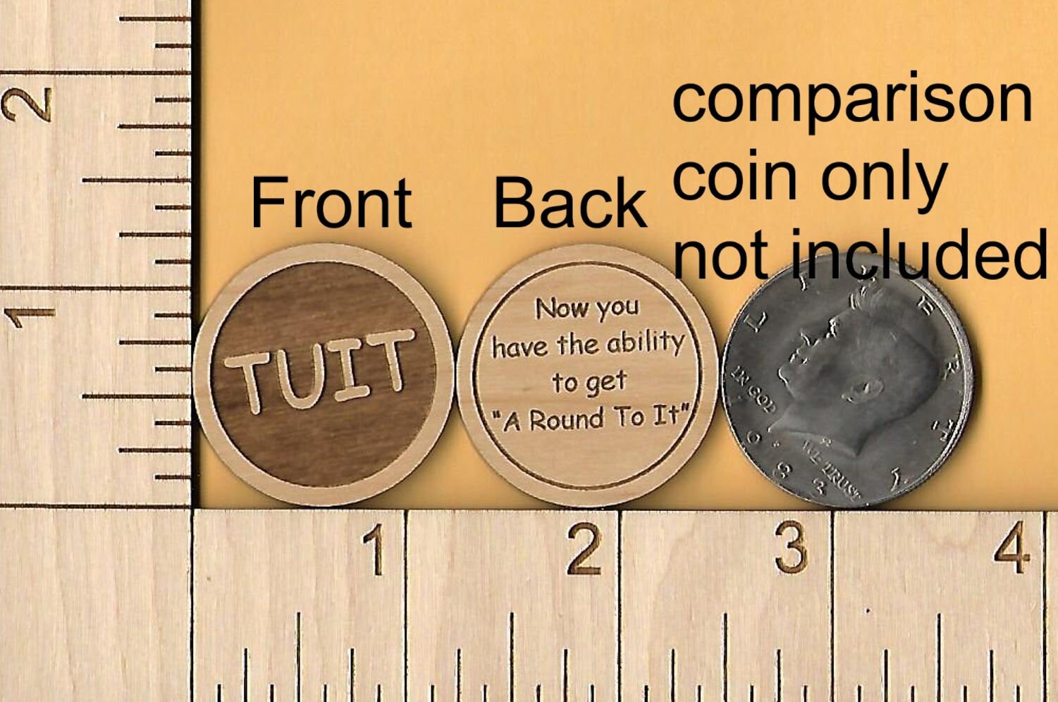 A round tuit coin