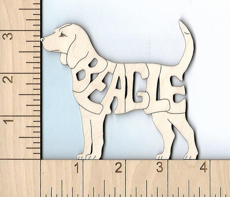 BloodHound Dog laser cut and engraved wood Magnet Great Gift Idea