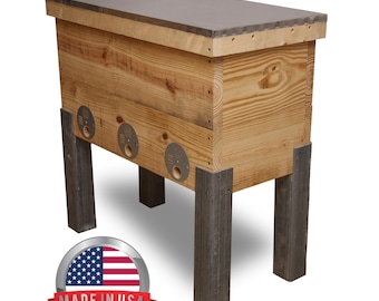 Layens Beehive Kit, Unassembled 20-Frame Horizontal Hive, Homestead Beekeeping Hive, Catch Wild Bees & Raise Honey Naturally, Eco-Friendly