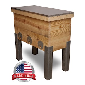 Fully Assembled 20 Frame Layens Beehive: Horizontal Bee Hive, Low-Maintenance Bee Hive, Beekeeper Gift, Honeybee Hive, Beekeeping Naturally