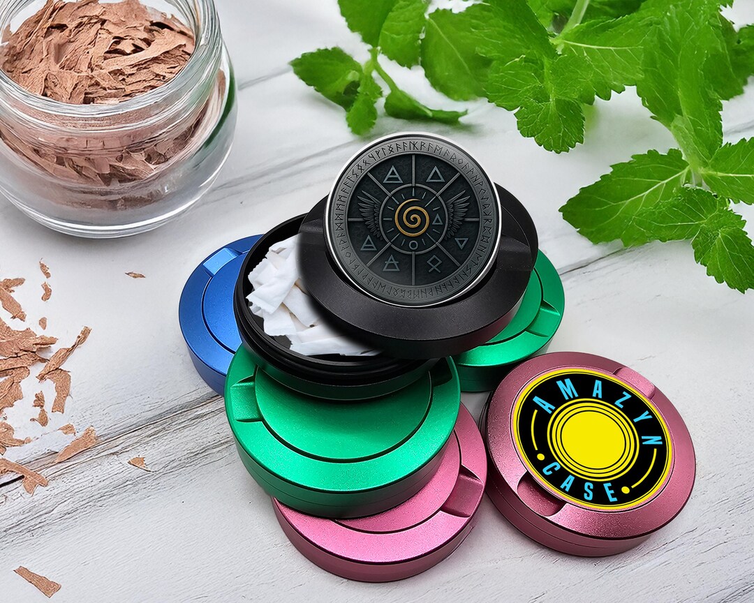 Elemental Spiral Snus Holder, Wing Sigil Snus Container, Birthday Gifts ...