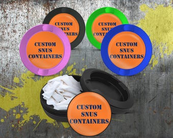 Custom Snus Container, Personalized Gifts For Him, Snus Can With Photo, Metal Dip Can, Customized Tobacco Pouch Holder, Image Snus Can