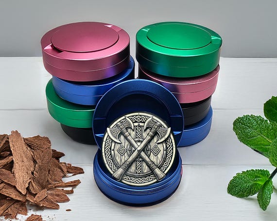 Viking Snus Container, Viking Shield Snus Holder, Gifts for Men, Nic Pouch  Can, Gift for Him, Norse Snus Container, Celtic Dip Can, Gift