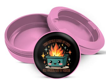Cute Pill Box, Purse Pill Box, Birthday Gifts For Her, Trinket Box, Metal Pill Case Funny, Pill Organizer, This Little Light Of Mine