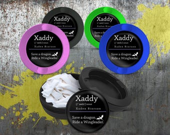 Xaddy Riorson - Save A Dragon, Ride A Wingleader Aluminum Snus Travel Container