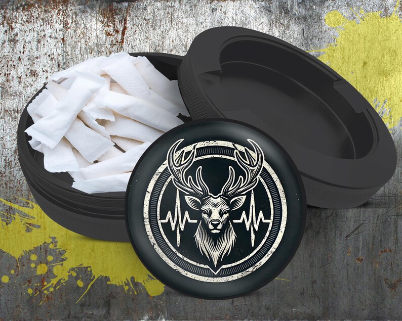 Last Snus Deer Snus Holder, Metal Can, Hunting Gifts for Him, Snus Container ...